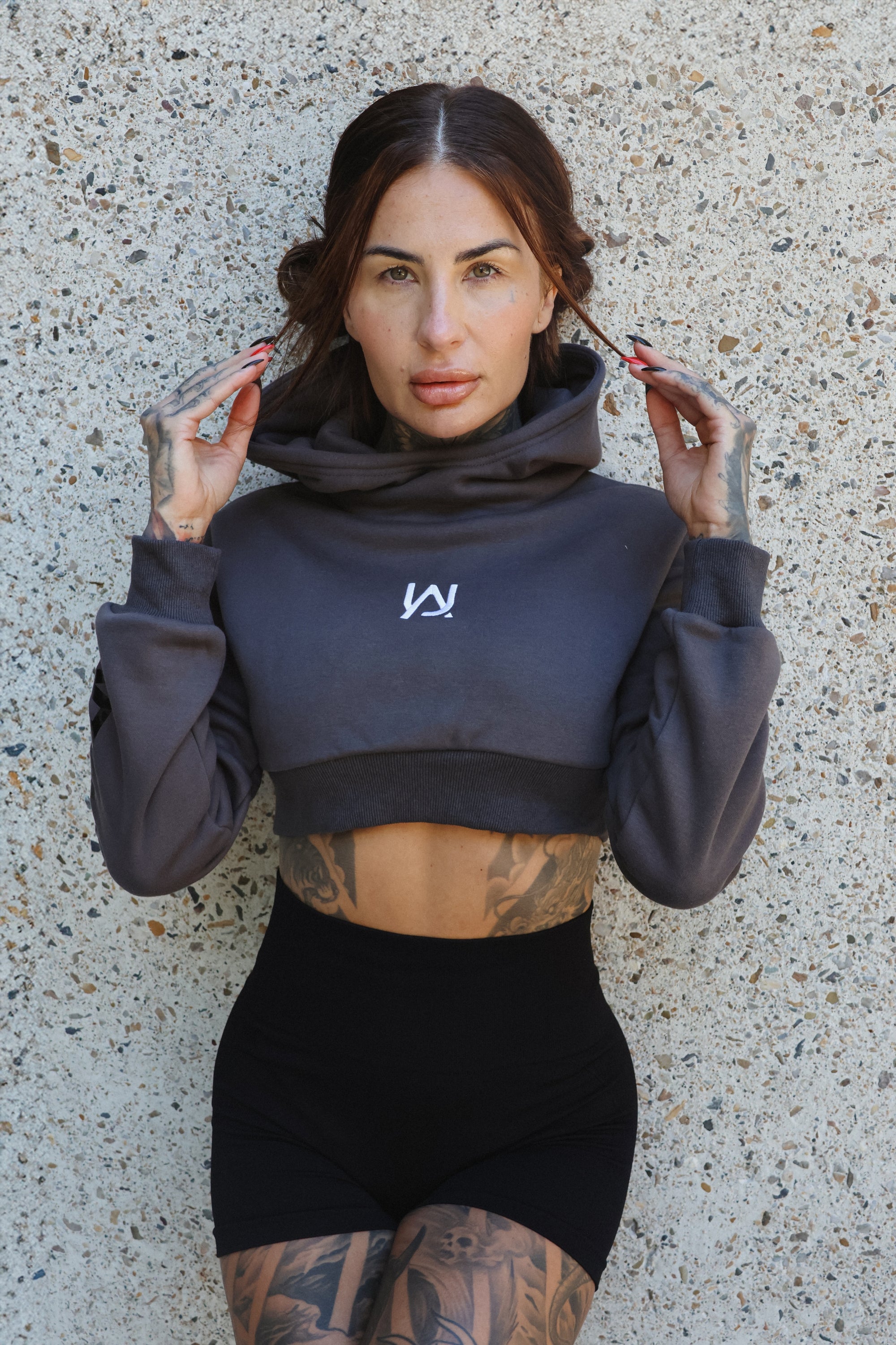 Crop hoodie